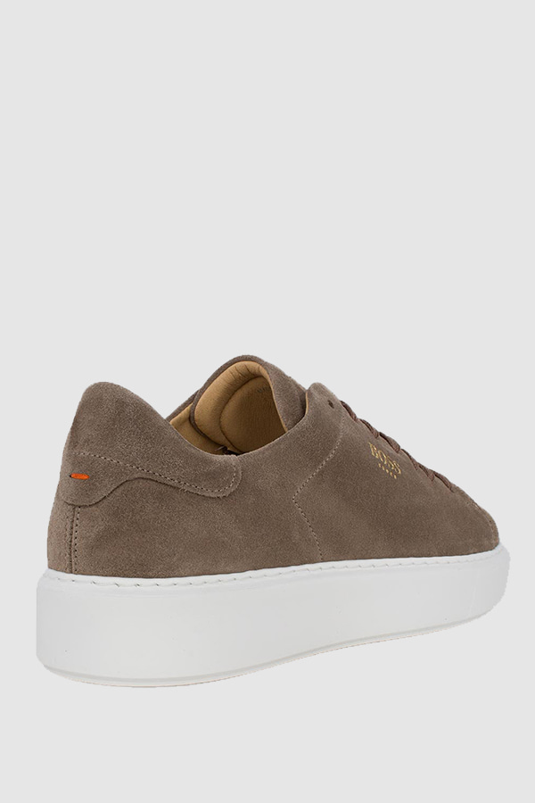 ΠΑΠΟΥΤΣΙΑ SNEAKERS BOSS SHOES - TAUPE SUEDE